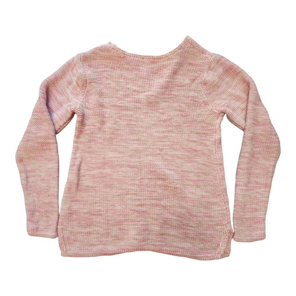 J Jill‎ Chenille Sweater Womens XS Petite Pink Multicolor Knit V Neck Pullover - Picture 2 of 12